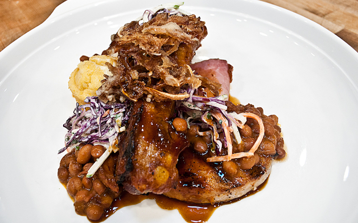 Nose to tail pork butchery dinner at Old Major in Denver, Colorado